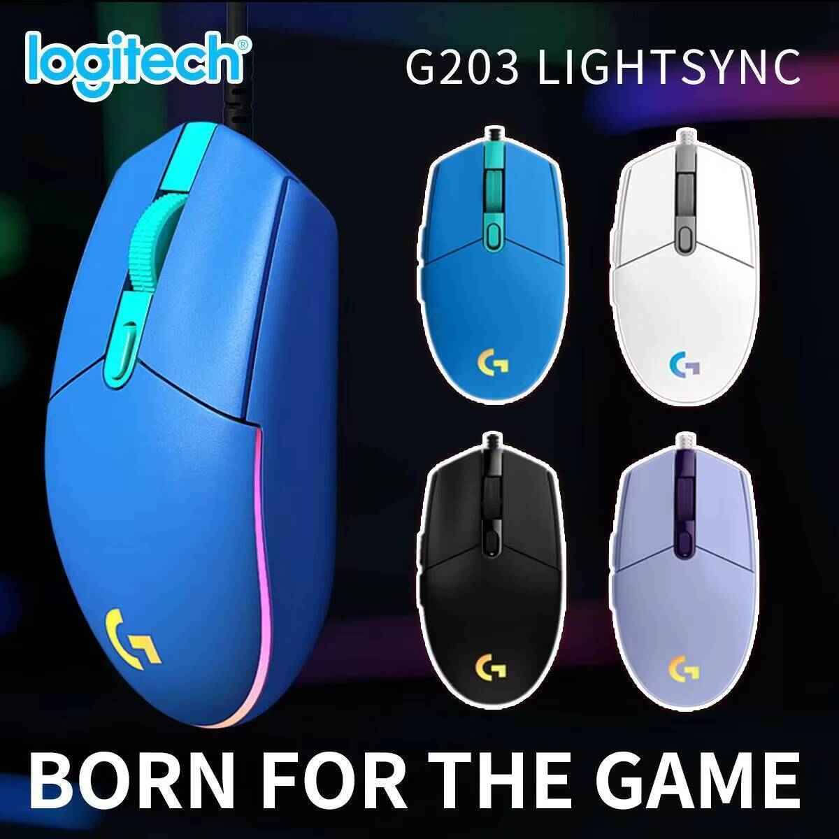 Logitech G203 LIGHTSYNC Mouse  - Logitech Mouse G203 review and price