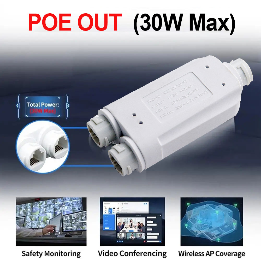 Waterproof POE 2 port Repeater - Power Over Ethernet review and price